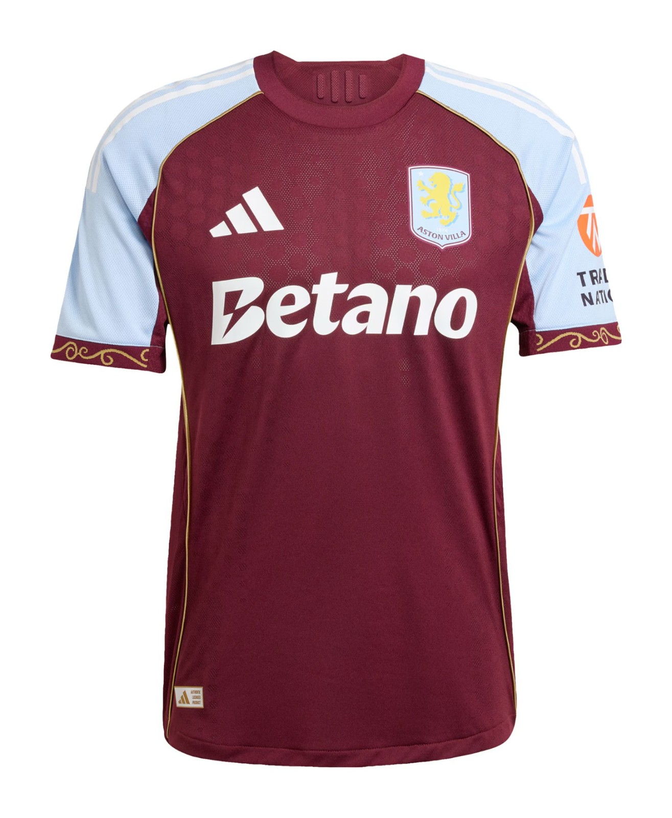 Camiseta oficial del aston villa 2025