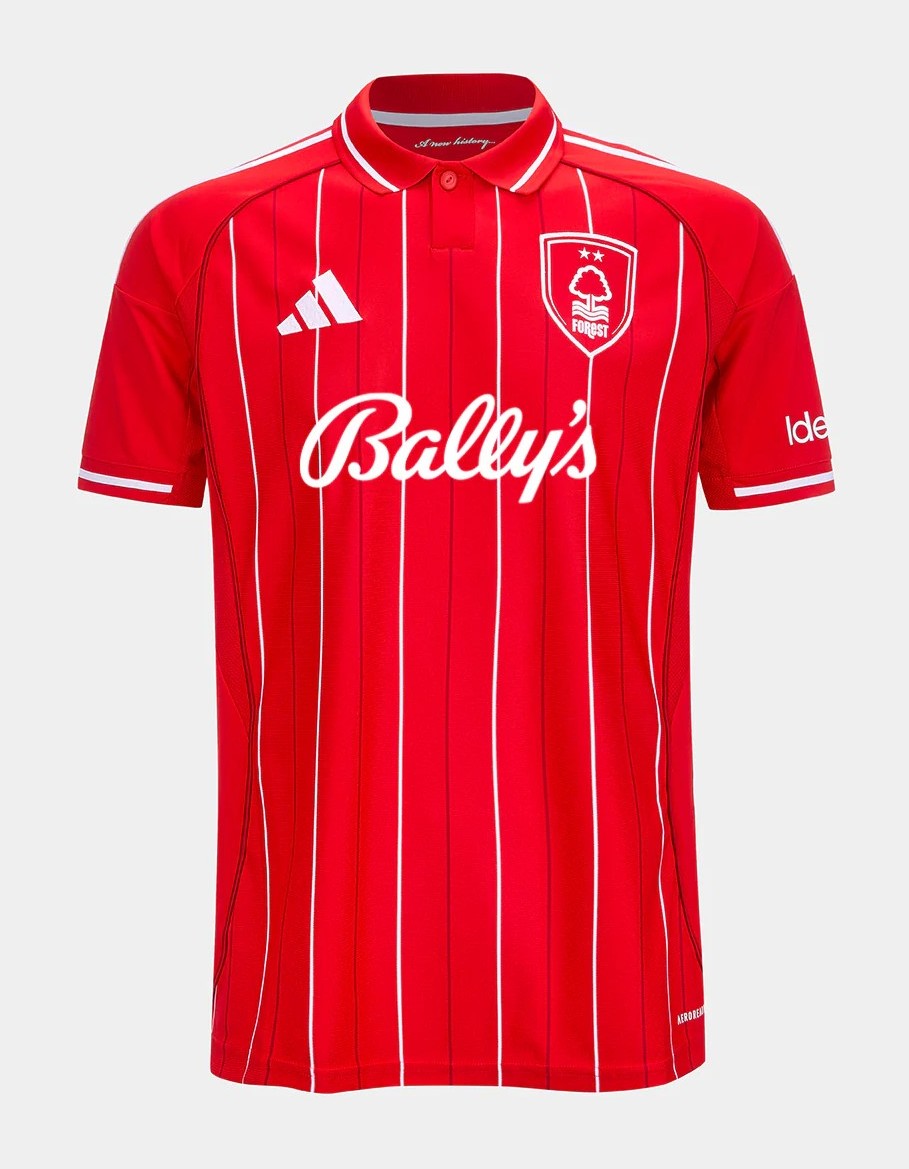 Camiseta oficial del Nottingham Forest 2025